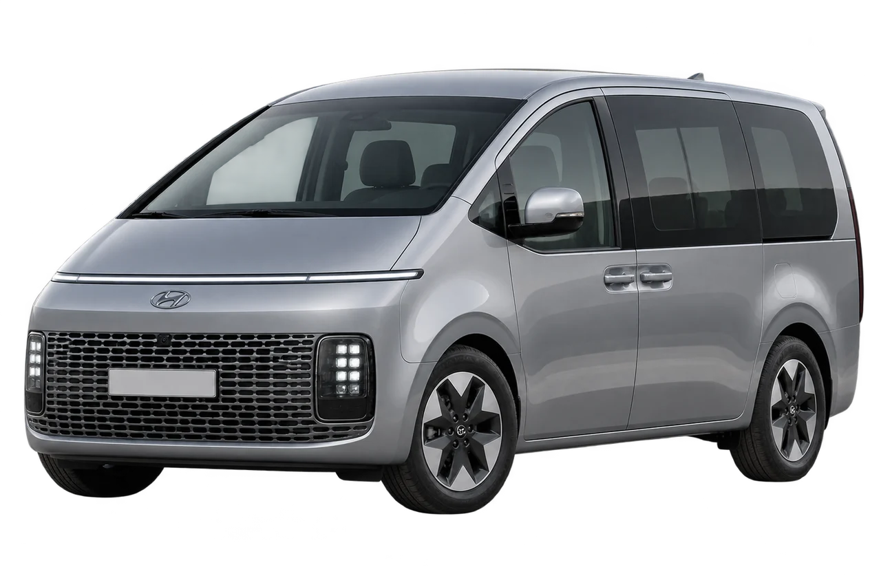 hyundai Staria · Modelio iliustracija