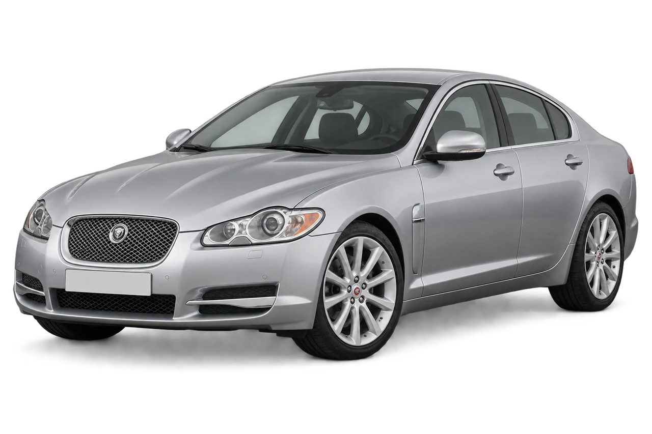 jaguar XF · X250 (2007–2012) · Kartos iliustracija
