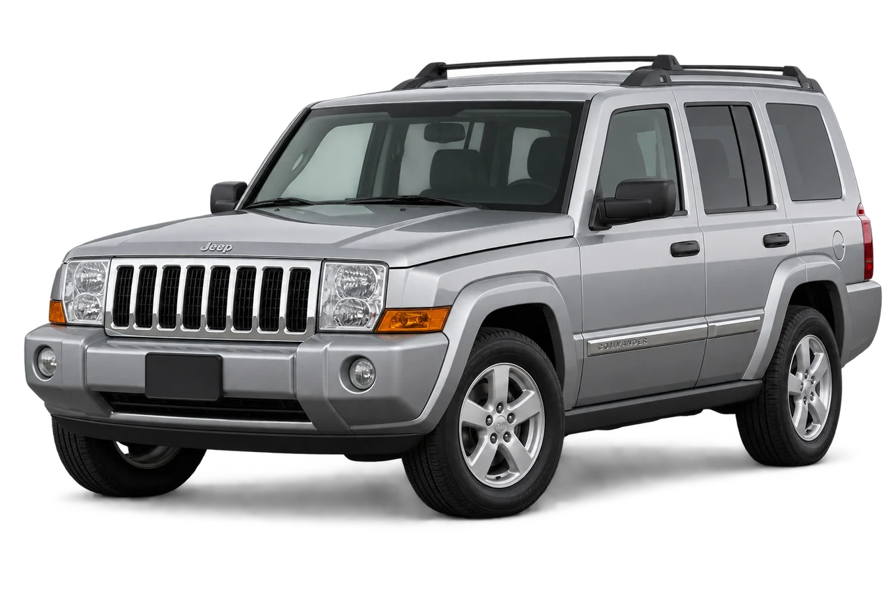 jeep Commander · Modelio iliustracija