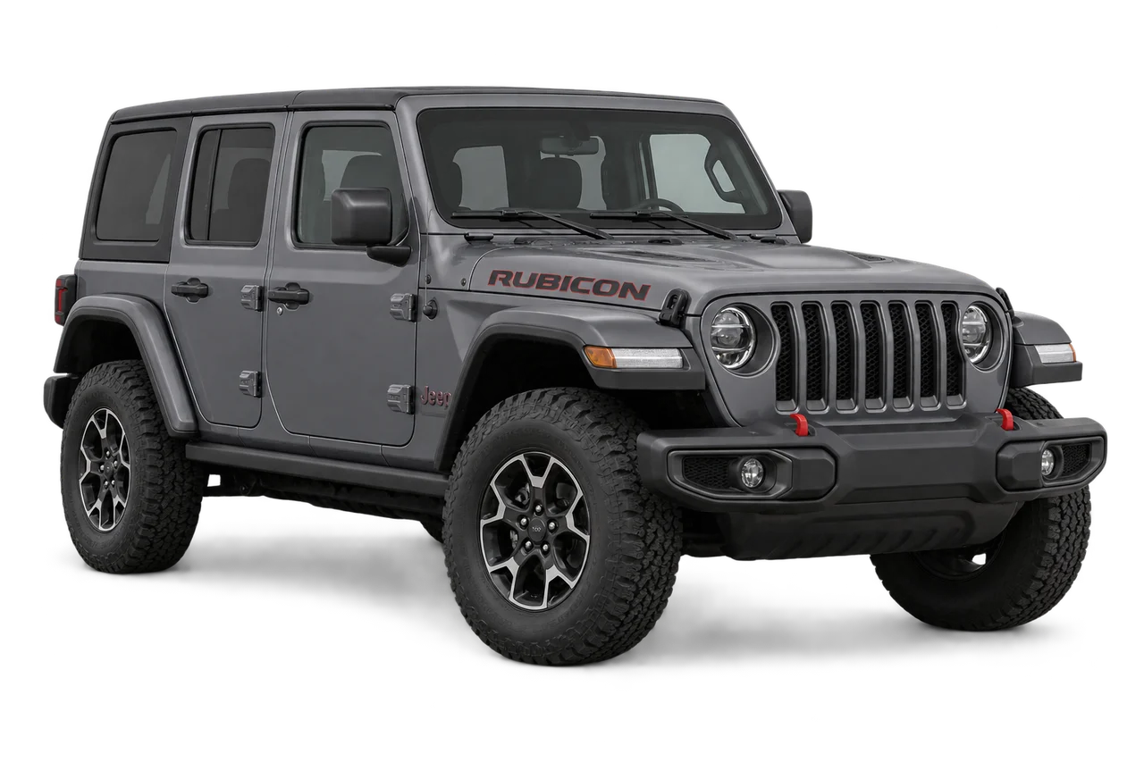 jeep Wrangler · Modelio iliustracija