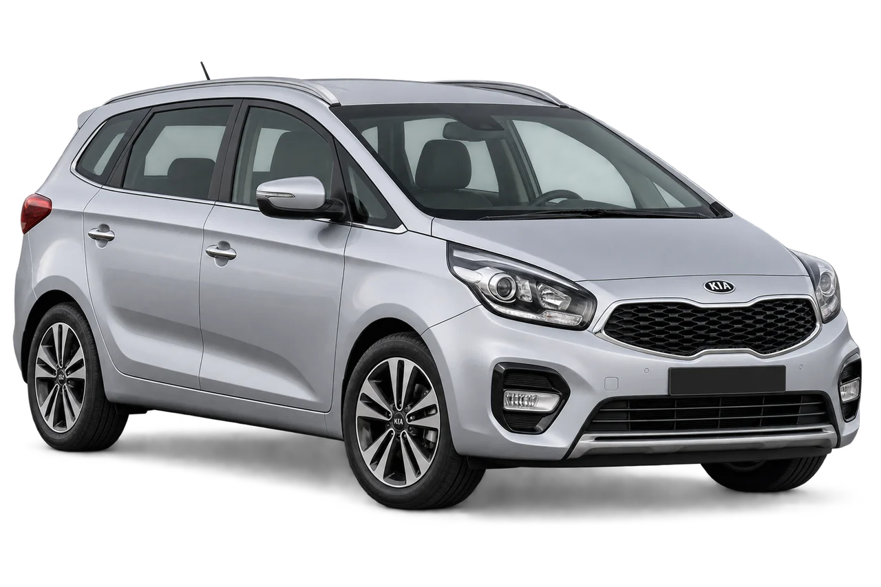 kia Carens · Modelio iliustracija