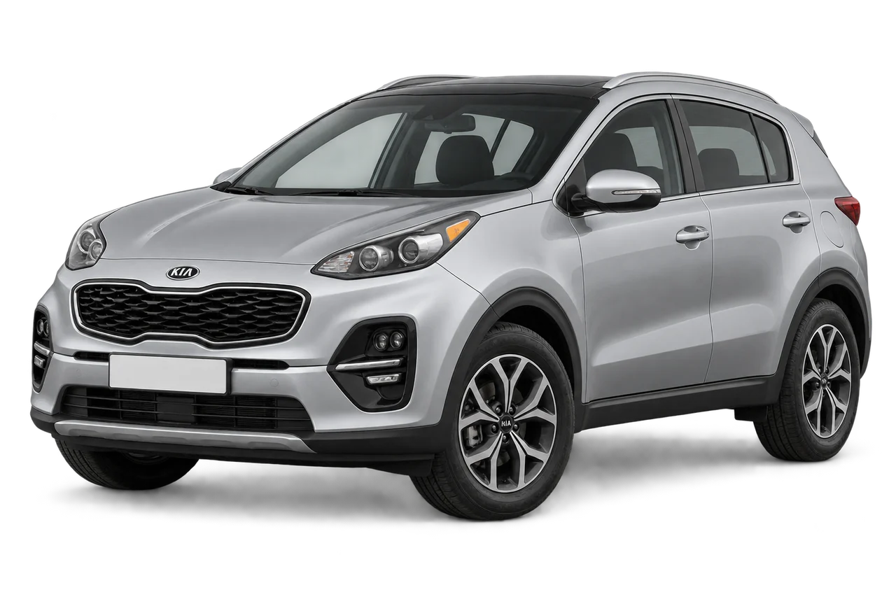 kia Sportage · QL FL (2018–2021) · Kartos iliustracija