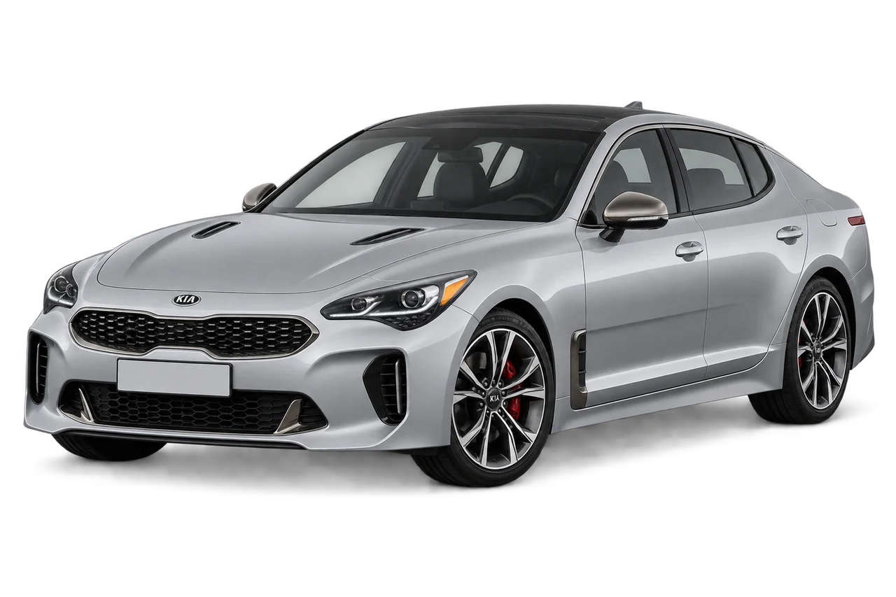 kia Stinger · CK (2017–2020) · Kartos iliustracija