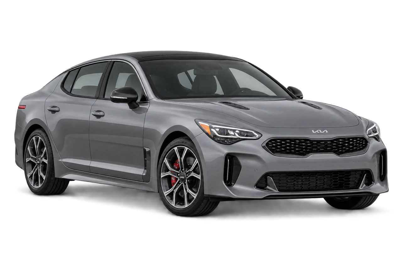kia Stinger · Modelio iliustracija