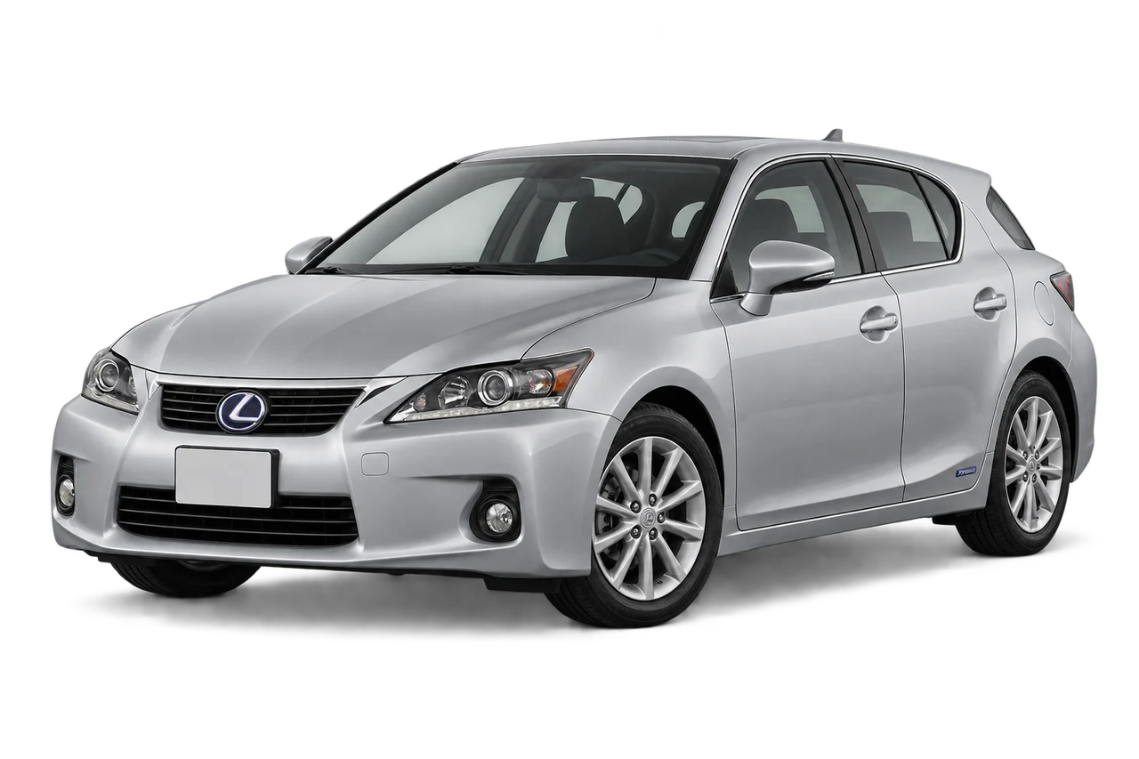 lexus CT · Mk1 (2011–2014) · Kartos iliustracija