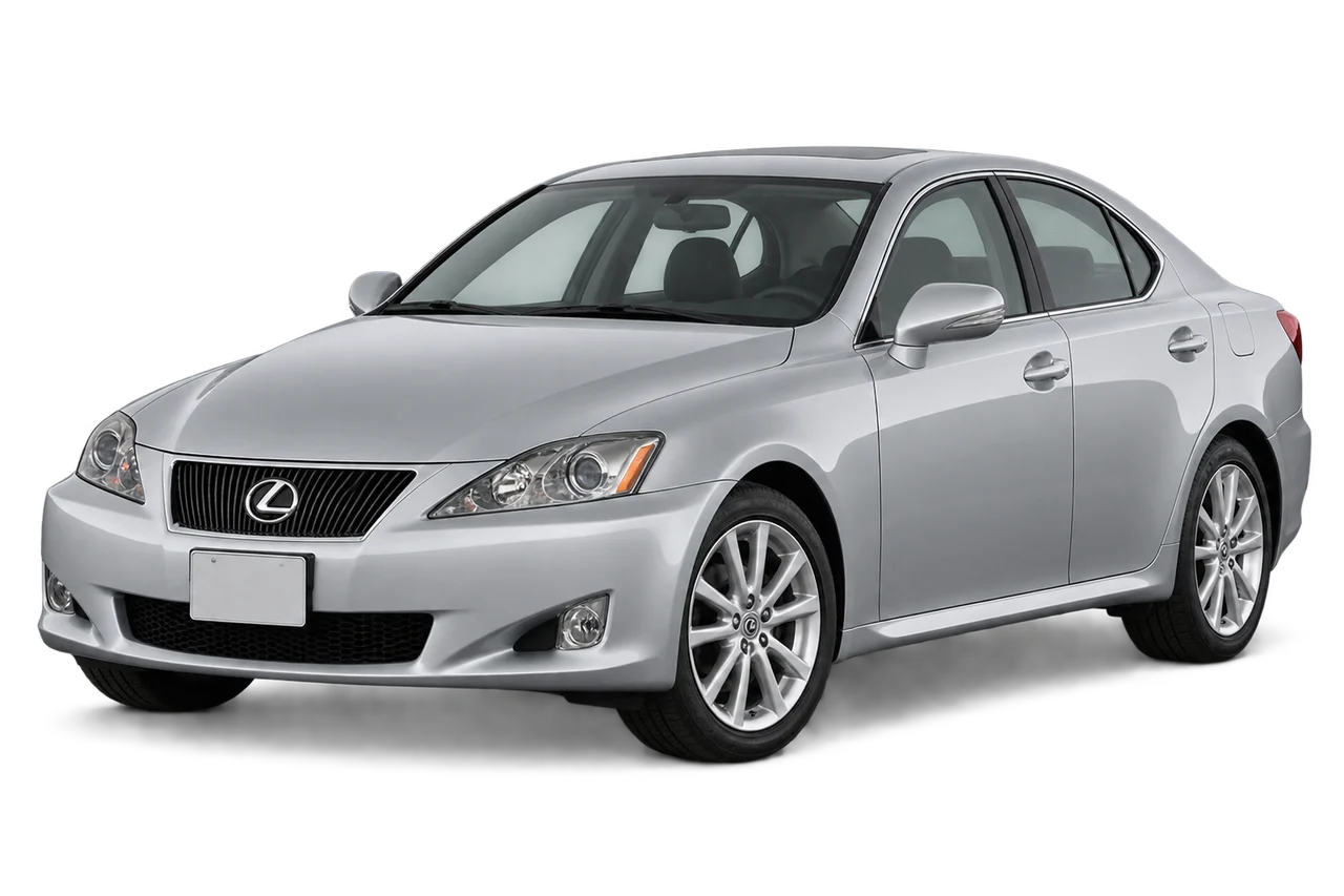 lexus IS · XE20 (2005–2013) · Kartos iliustracija