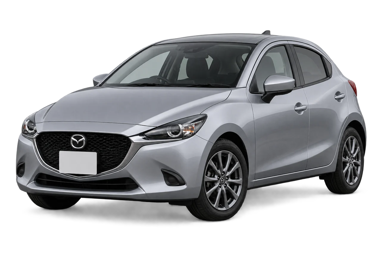 mazda 2 · Modelio iliustracija