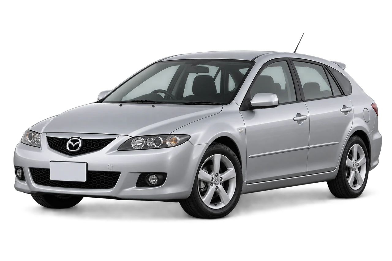 mazda 6 · GG/GY (2002–2008) · Kartos iliustracija
