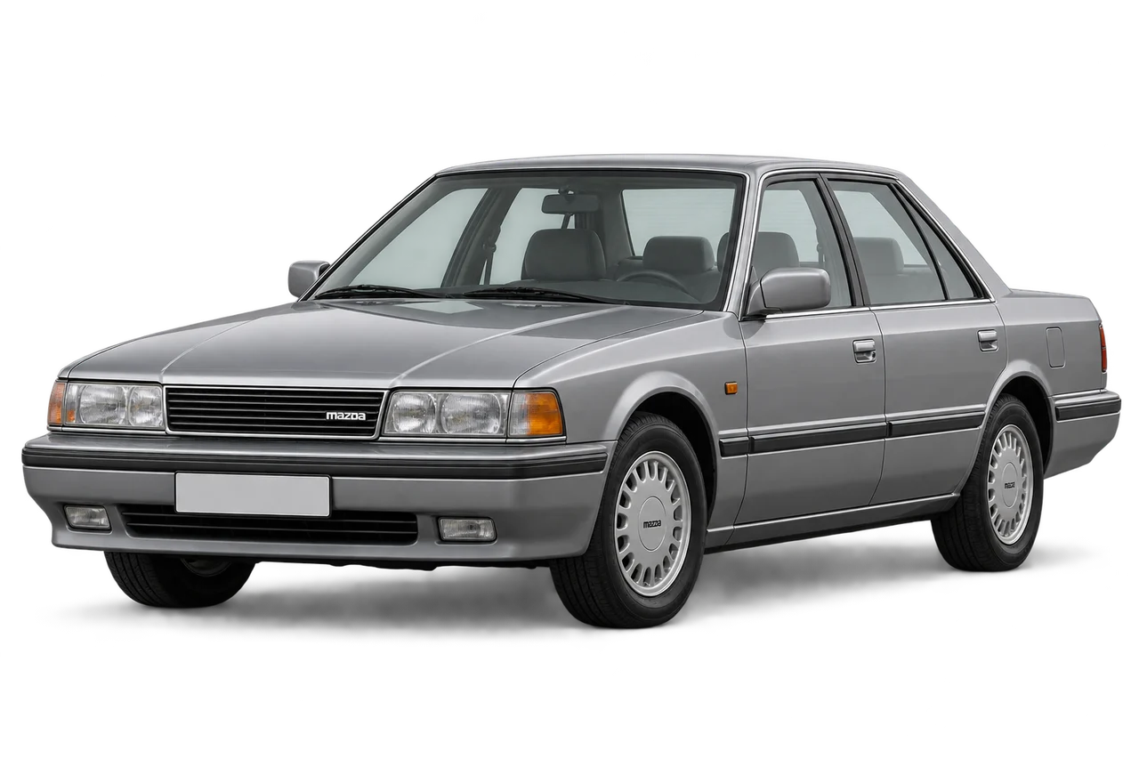 mazda 929 · Modelio iliustracija