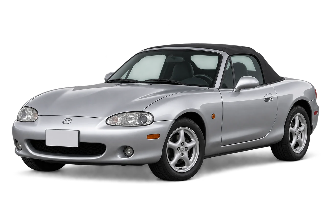 mazda MX-5 · NB (1998–2005) · Kartos iliustracija