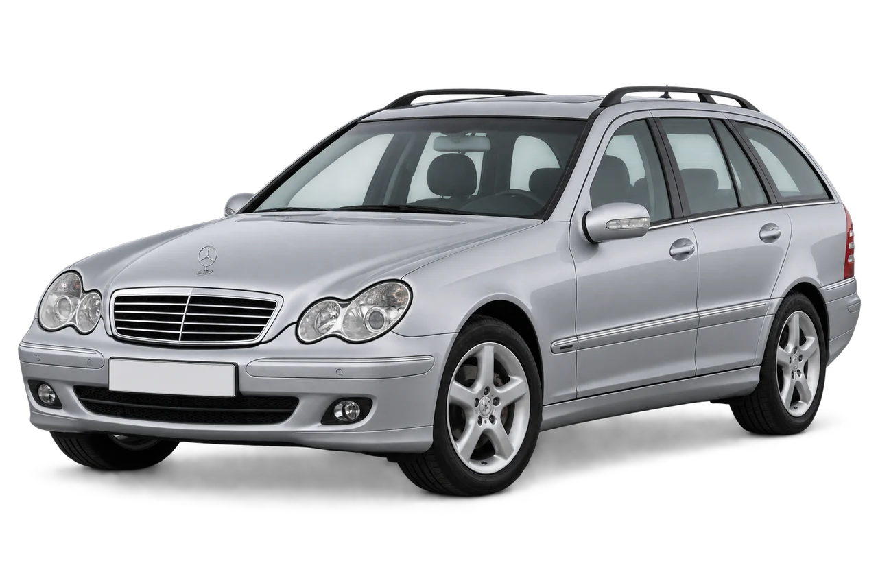 mercedes-benz C klasė · W203 (2000–2004) · Generation illustration