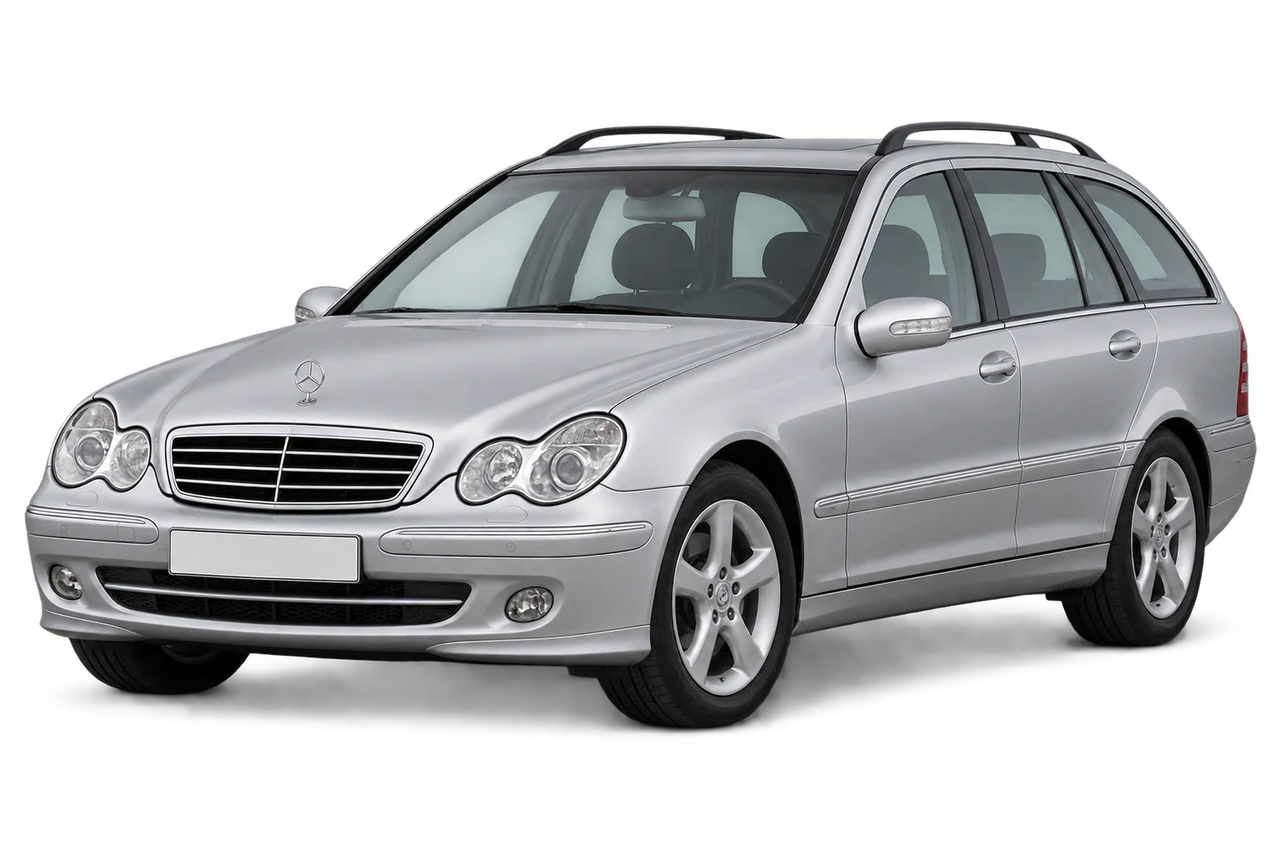 mercedes-benz C klasė · W203 FL (2004–2007) · Generation illustration
