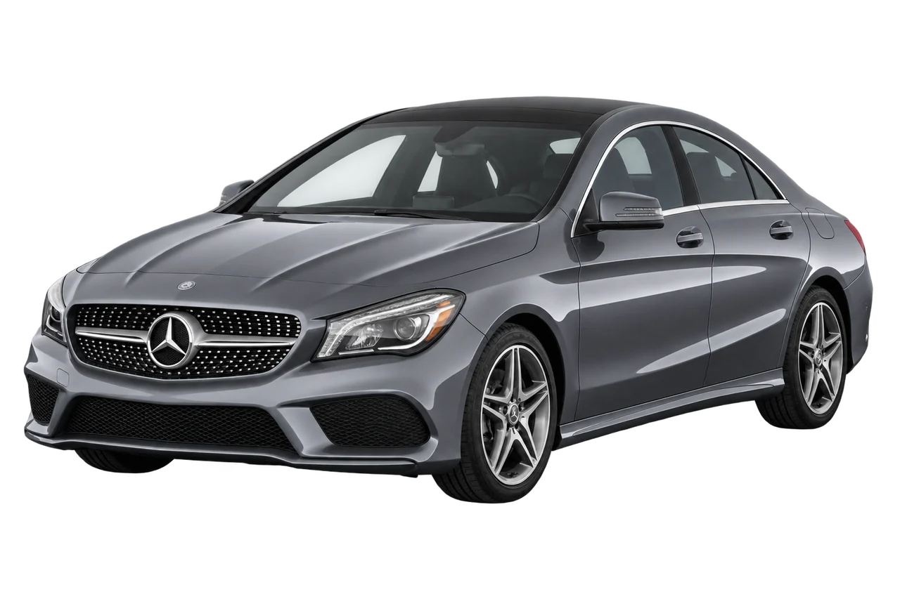 mercedes-benz CLA · C117 FL (2016–2019) · Kartos iliustracija