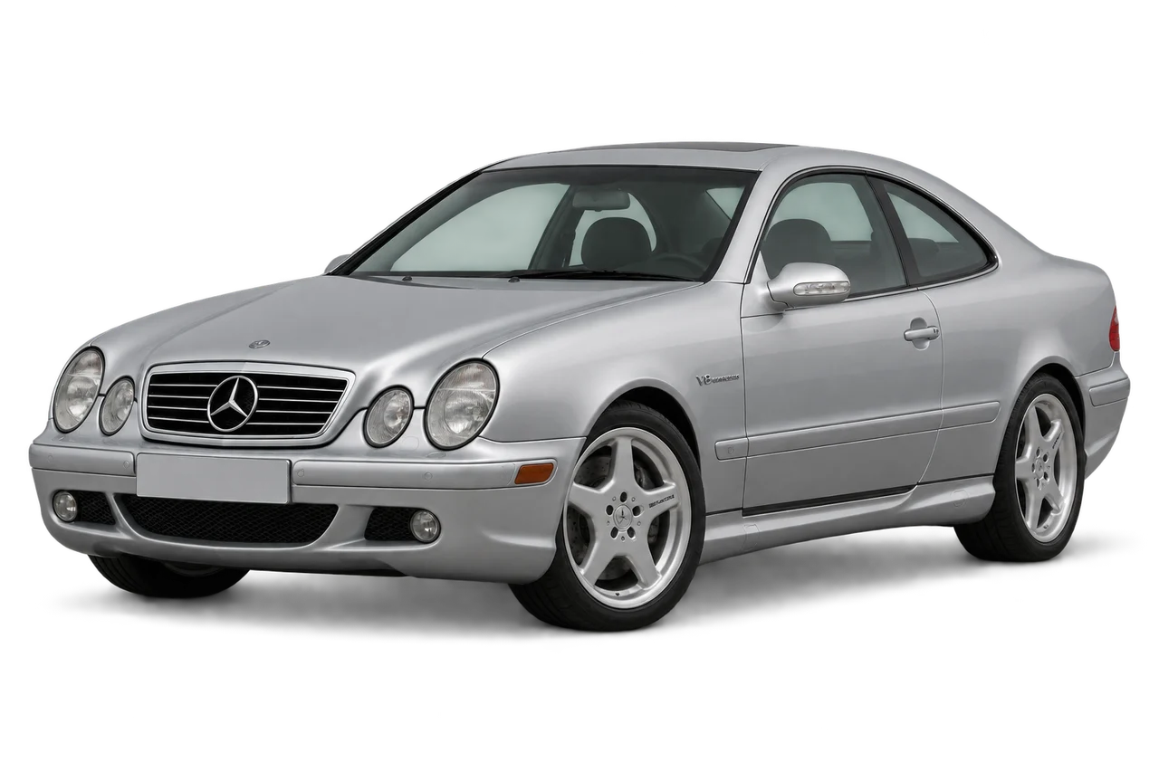 mercedes-benz CLK · C208 (1997–2003) · Kartos iliustracija