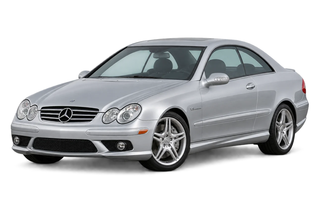mercedes-benz CLK · C209 (2002–2010) · Kartos iliustracija