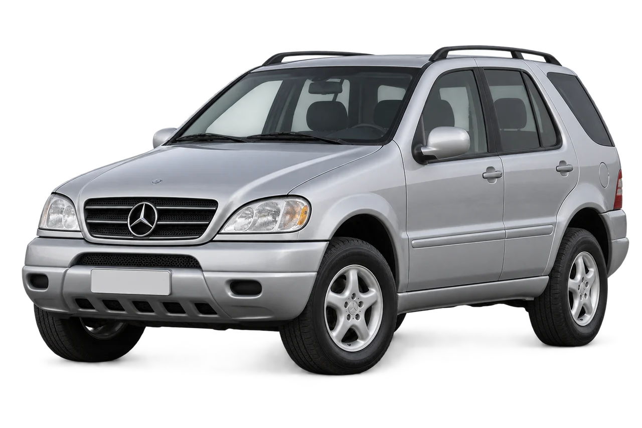 mercedes-benz M klasė (ML) · W163 (1997–2005) · Kartos iliustracija