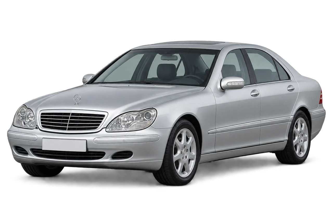 mercedes-benz S klasė · W220 (1998–2005) · Kartos iliustracija