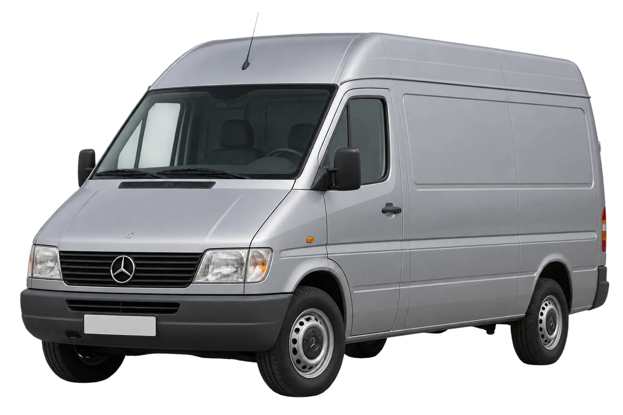 mercedes-benz Sprinter · W901–W905 (1995–2006) · Kartos iliustracija