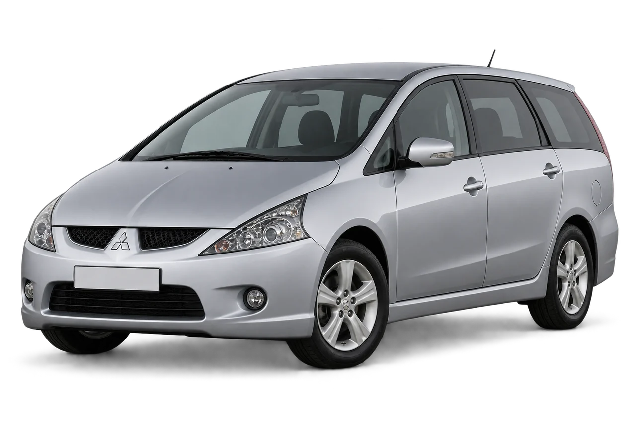 mitsubishi Grandis · Modelio iliustracija