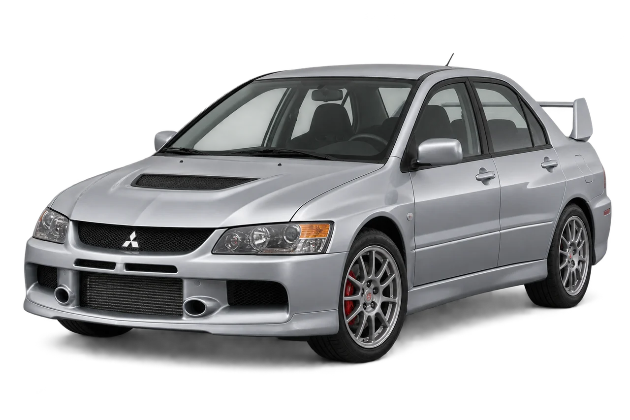 mitsubishi Lancer Evolution · Evo IX (2005–2007) · Kartos iliustracija