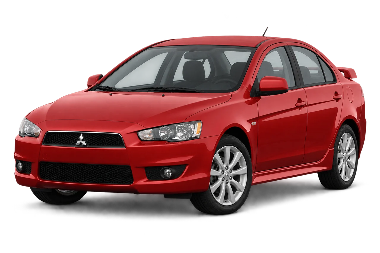 mitsubishi Lancer · Modelio iliustracija