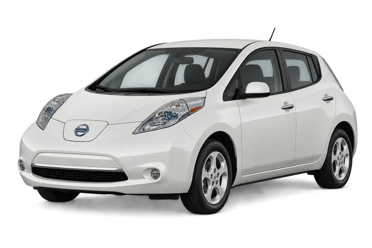 nissan Leaf · ZE0 (2010–2017) · Kartos iliustracija