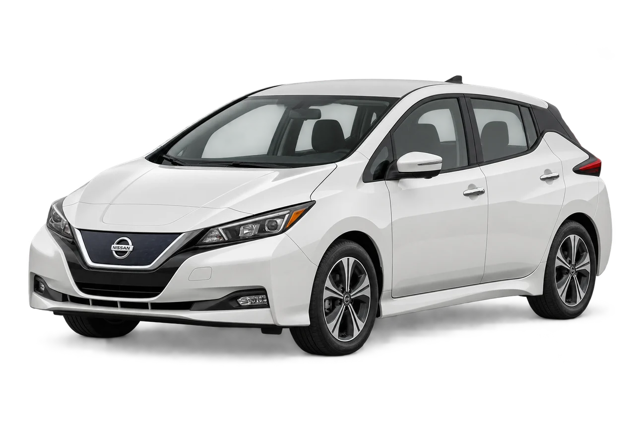 nissan Leaf · Modelio iliustracija