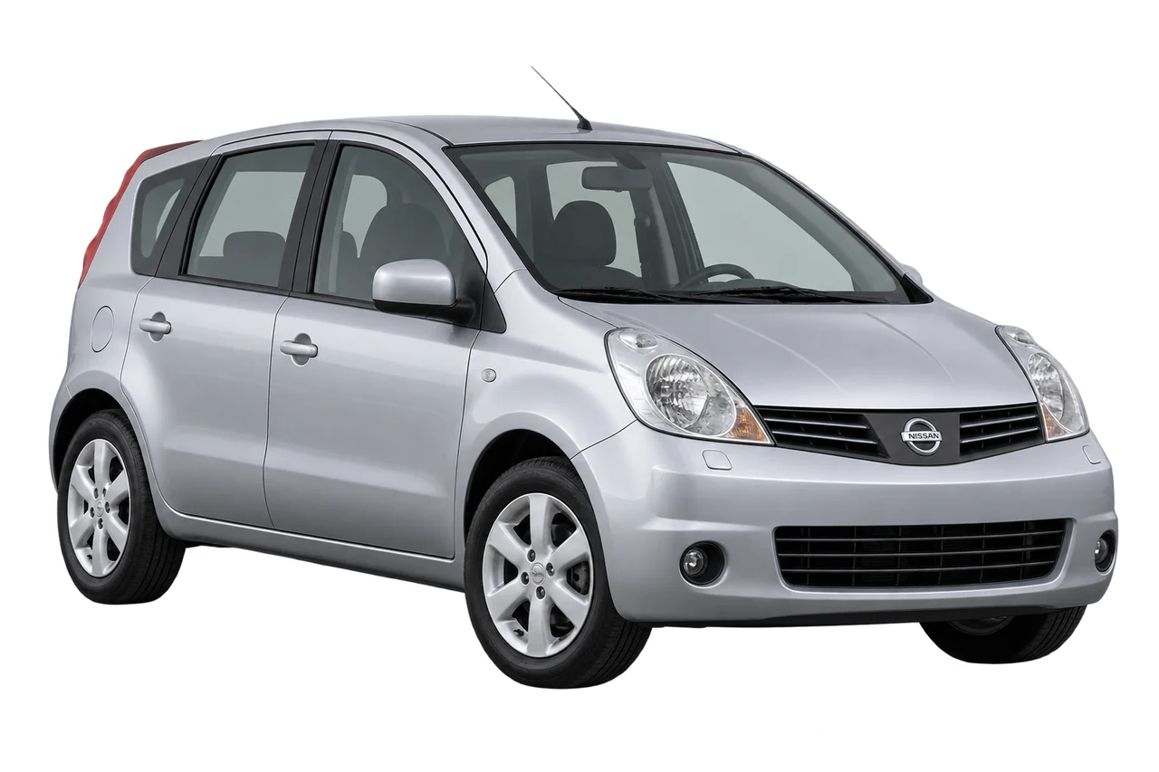 nissan Note · E11 (2005–2013) · Kartos iliustracija