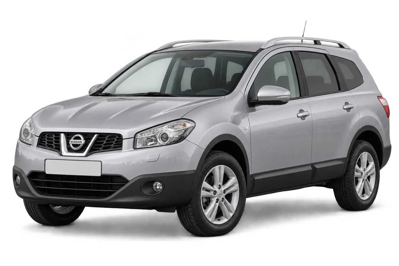 nissan Qashqai+2 · Modelio iliustracija