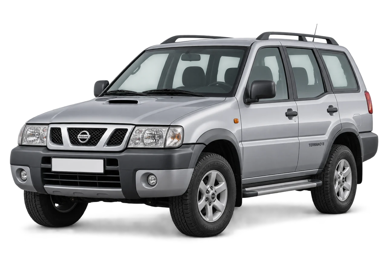 nissan Terrano · Modelio iliustracija