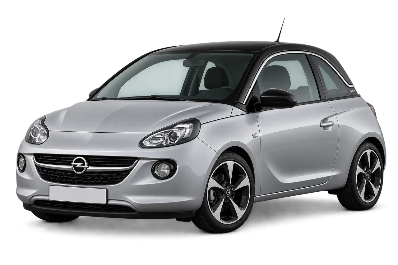opel Adam · Modelio iliustracija