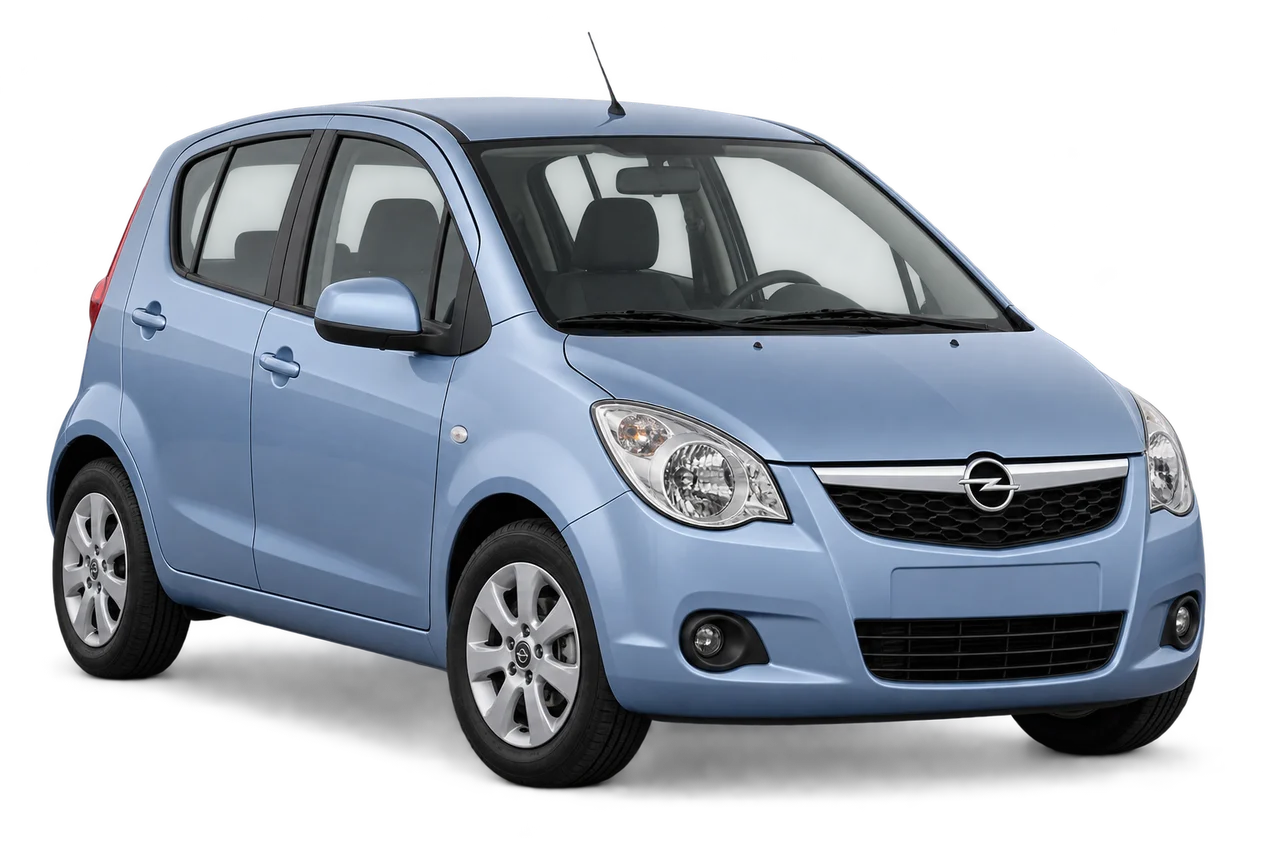 opel Agila · Modelio iliustracija