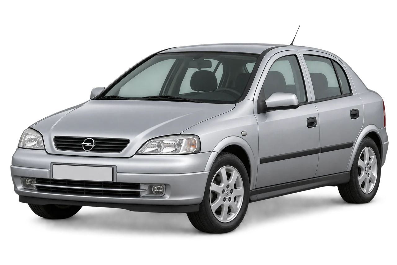 opel Astra · G (1998–2004) · Kartos iliustracija