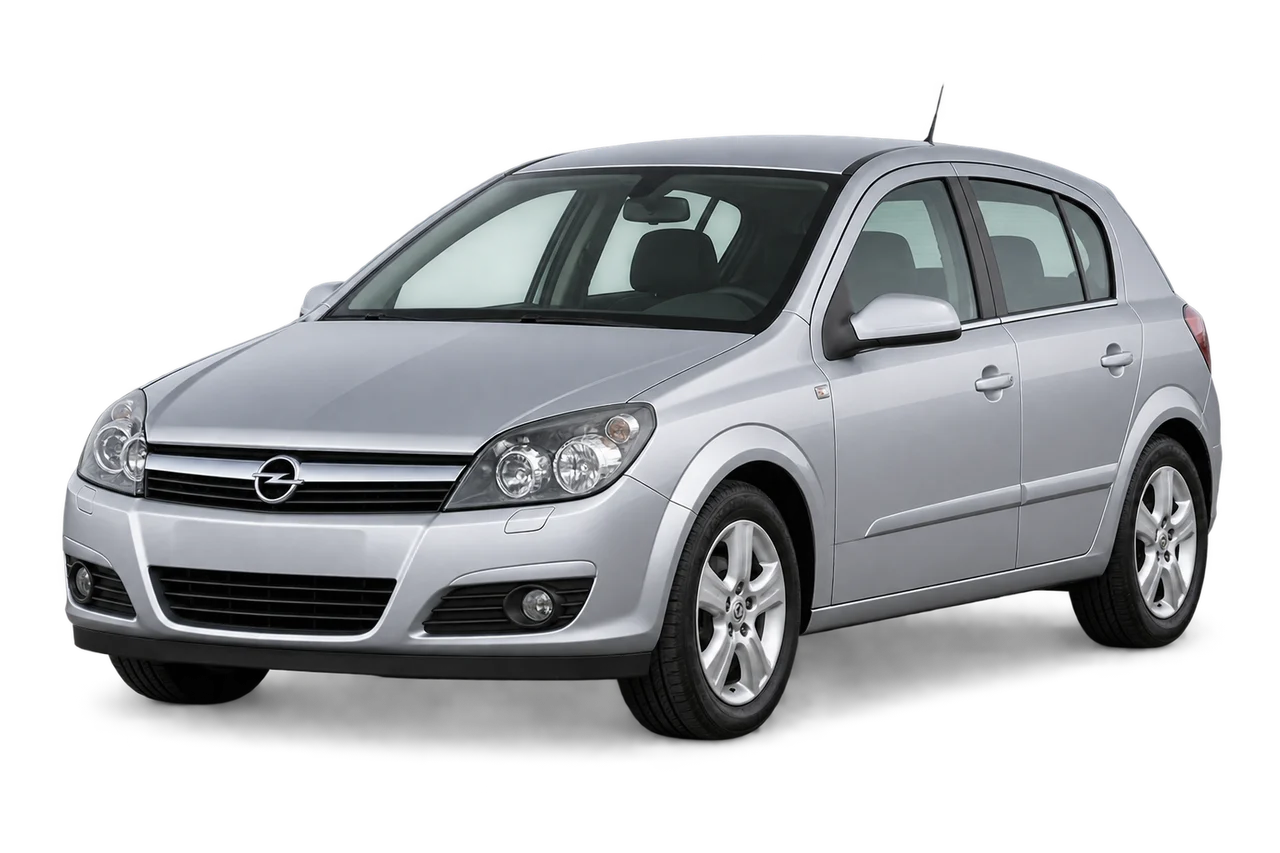 opel Astra · H (2004–2009) · Kartos iliustracija
