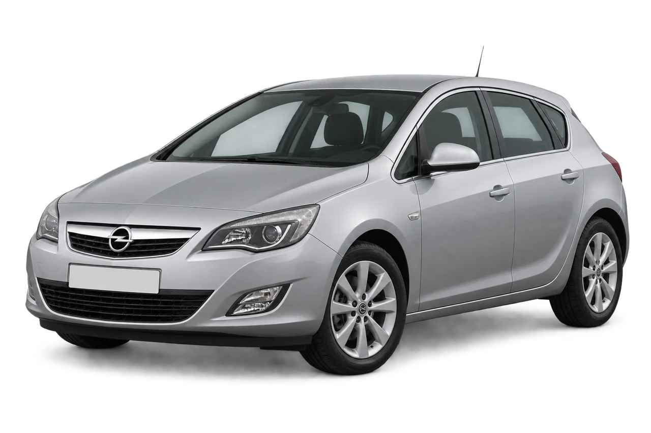 opel Astra · J (2009–2012) · Kartos iliustracija