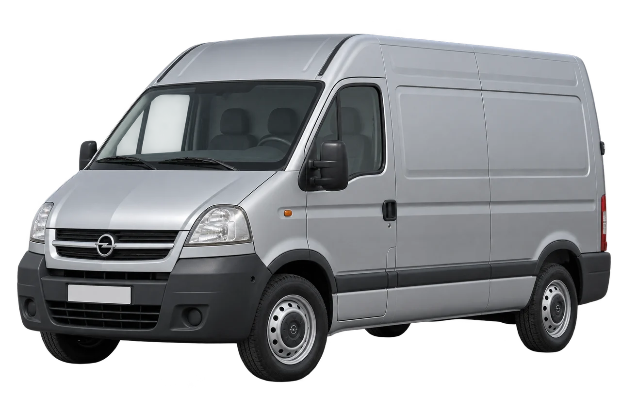 opel Movano · A (1998–2010) · Kartos iliustracija
