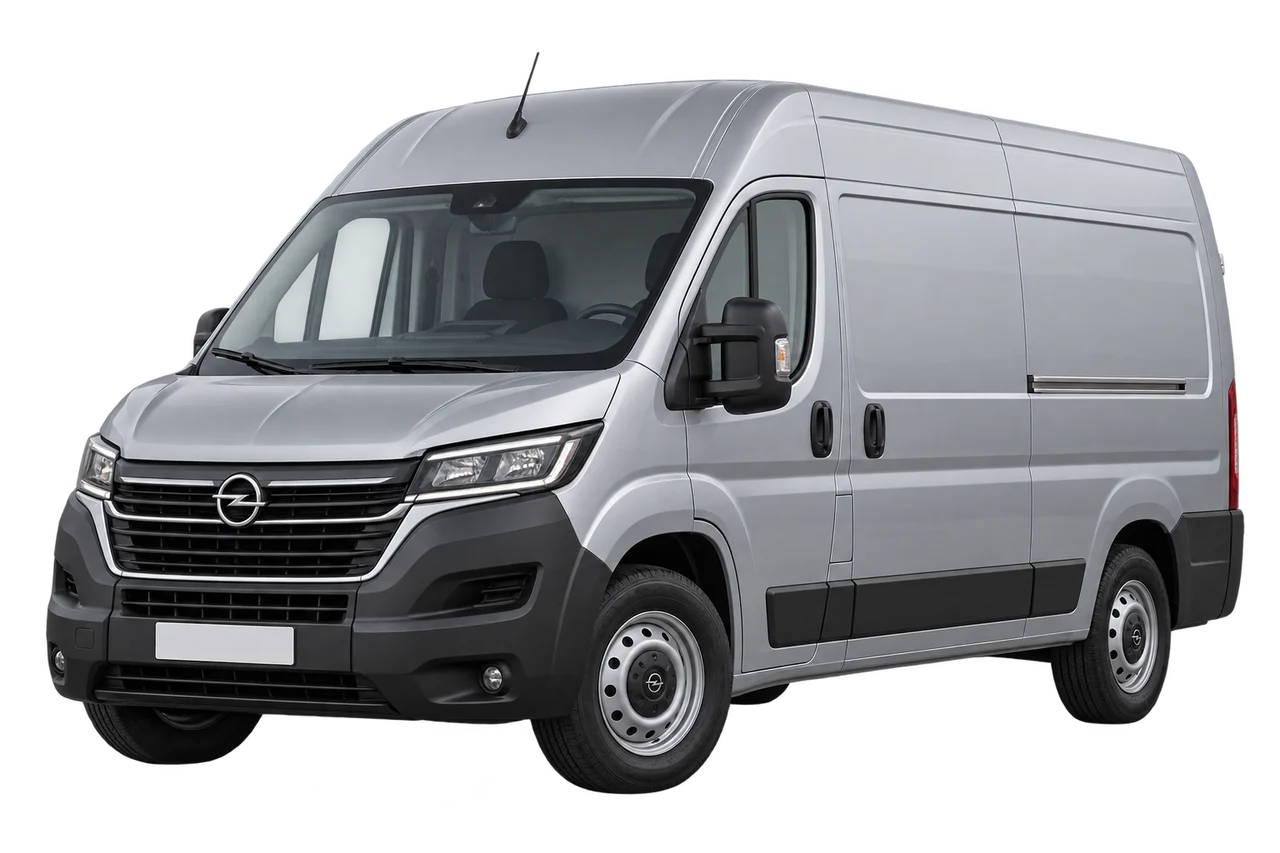 opel Movano · Modelio iliustracija