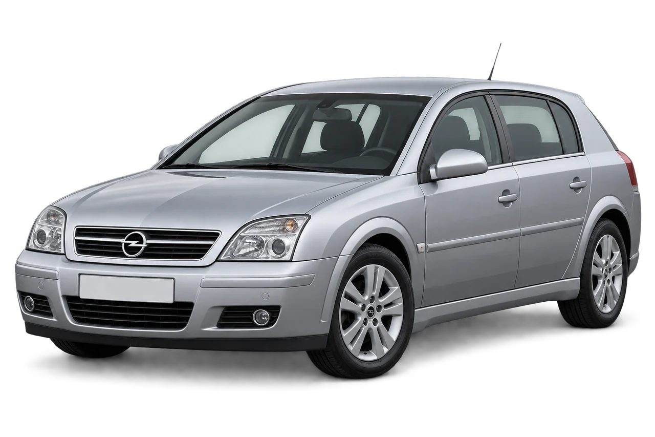 opel Signum · A (2003–2005) · Kartos iliustracija