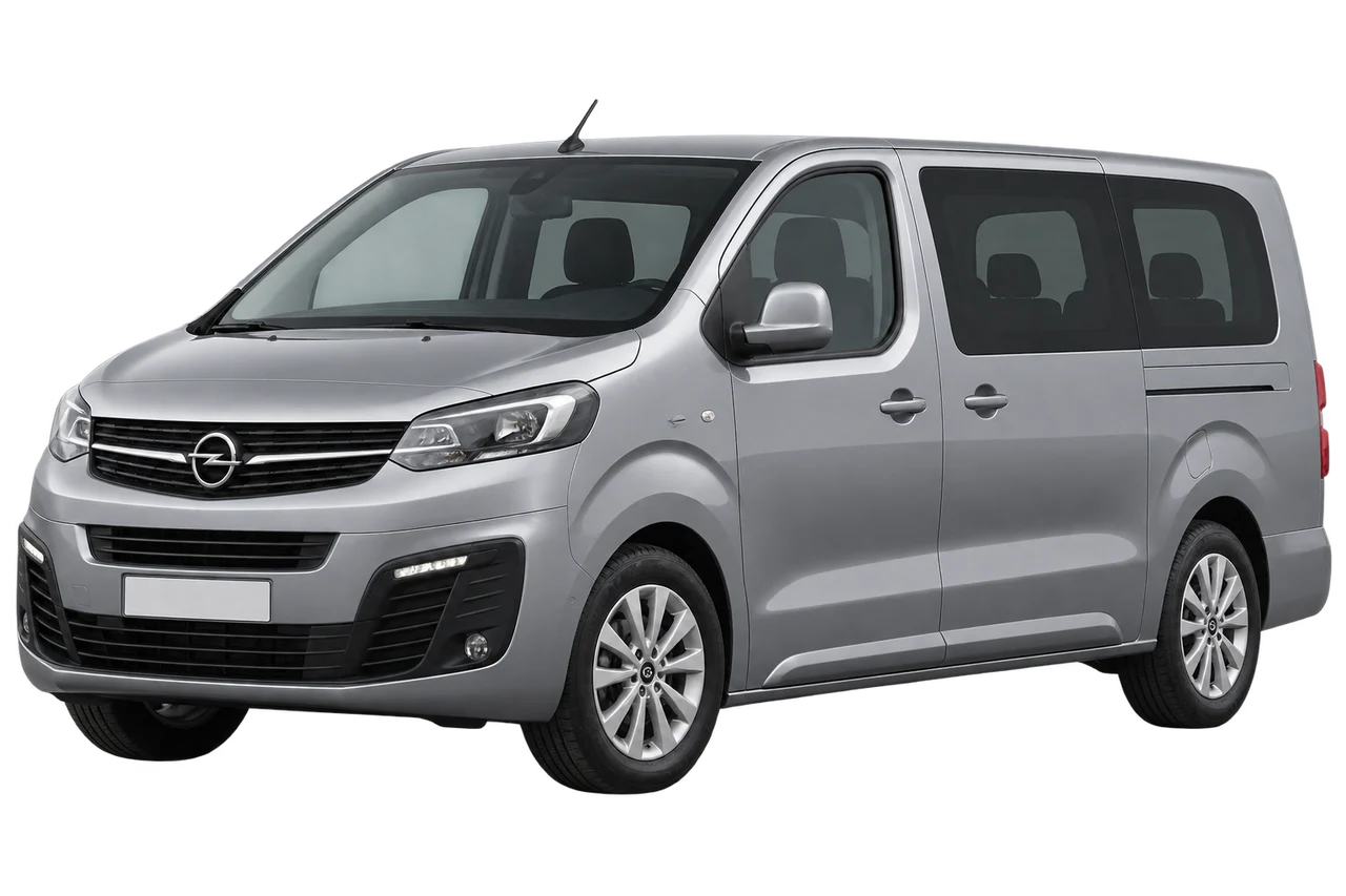 opel Zafira Life · Modelio iliustracija