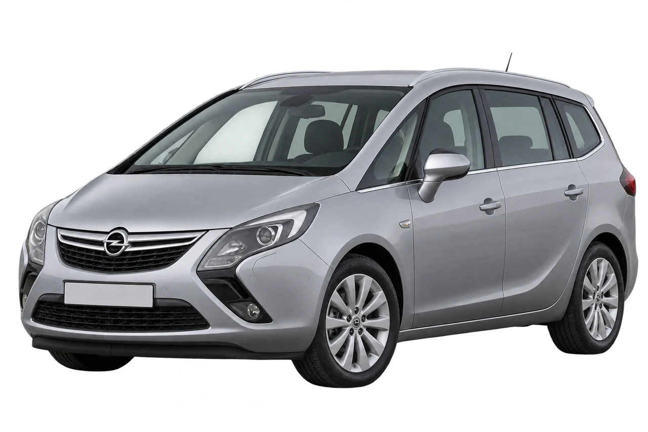 opel Zafira Tourer · C (2011–2016) · Kartos iliustracija