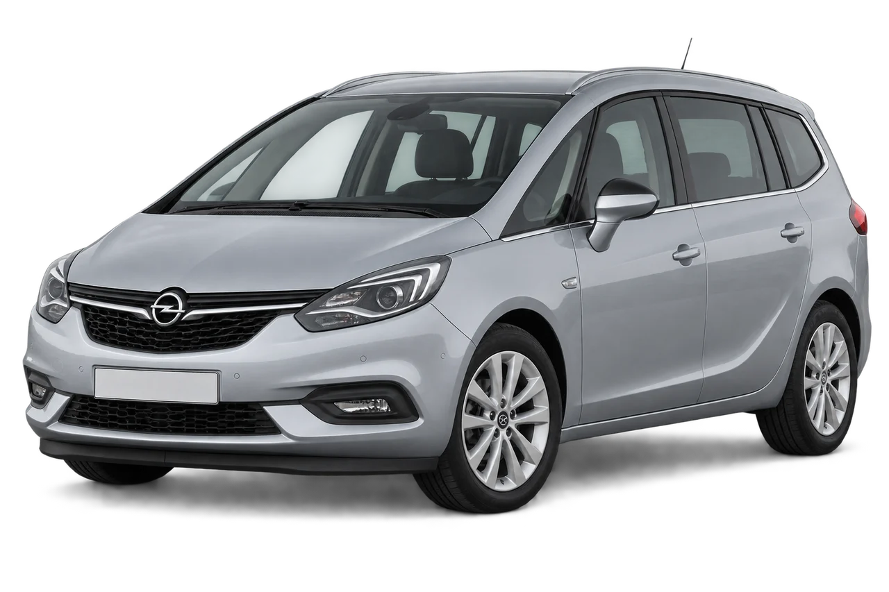 opel Zafira Tourer · Modelio iliustracija