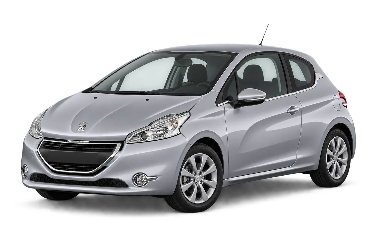 peugeot 208 · Mk1 (2012–2015) · Kartos iliustracija