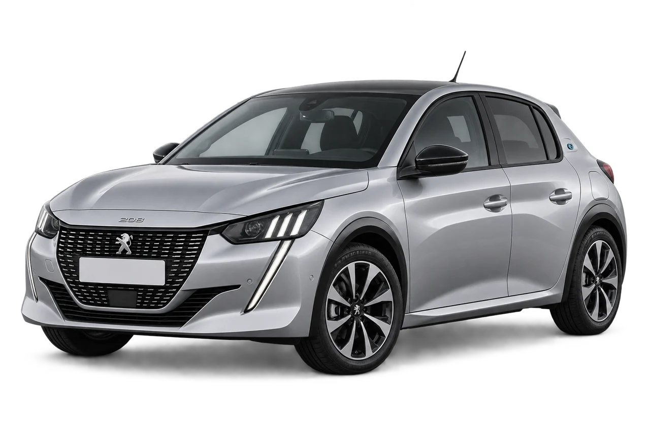 peugeot 208 · Mk2 (2019–2023) · Kartos iliustracija