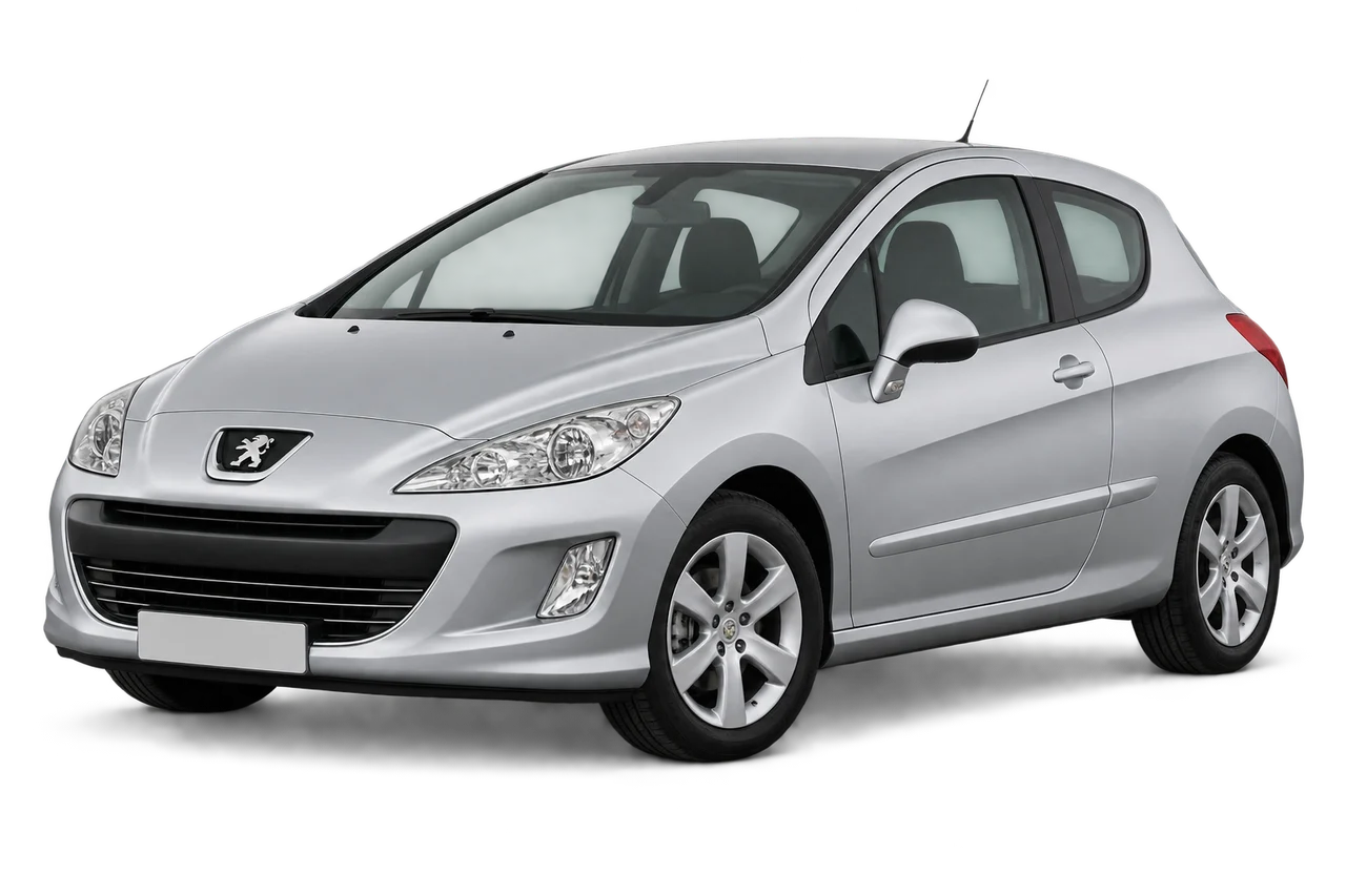peugeot 308 · T7 (2007–2011) · Kartos iliustracija