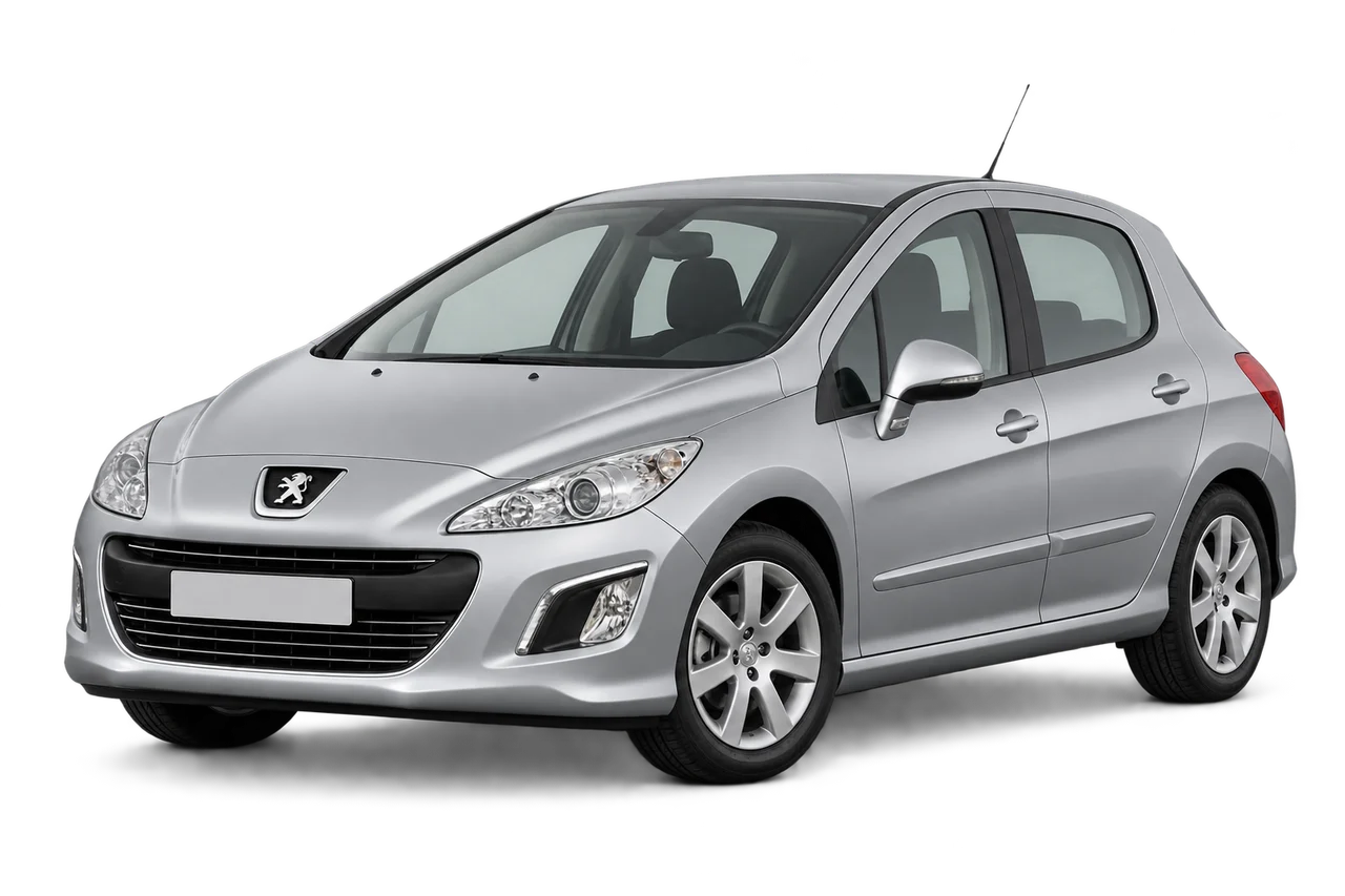 peugeot 308 · T7 FL (2011–2013) · Kartos iliustracija