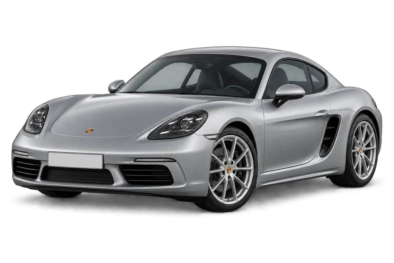 porsche Cayman · Modelio iliustracija