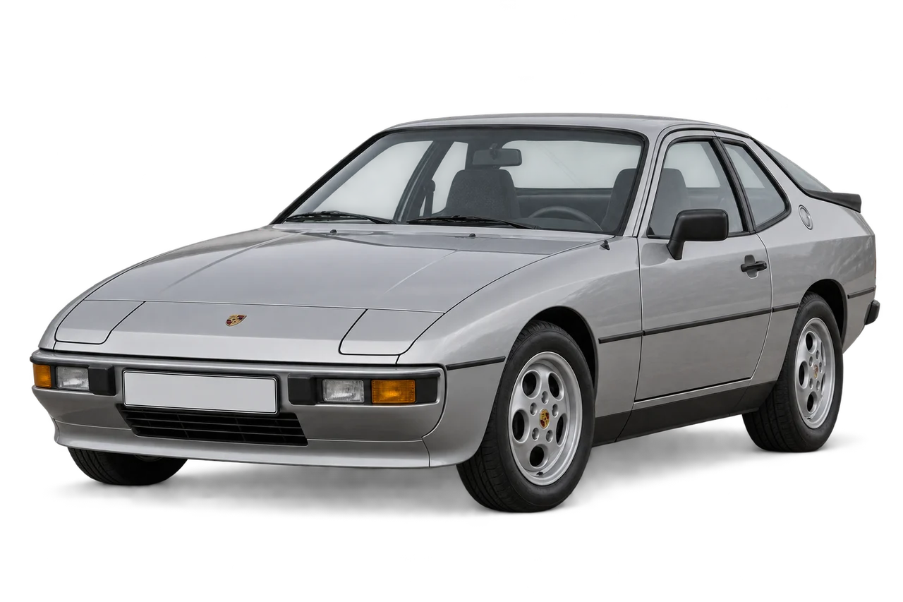 porsche 924 · Modelio iliustracija