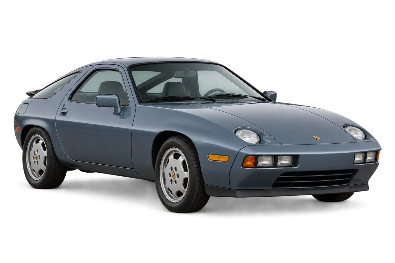 porsche 928 · Modelio iliustracija