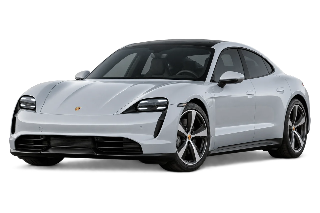 porsche Taycan · Modelio iliustracija