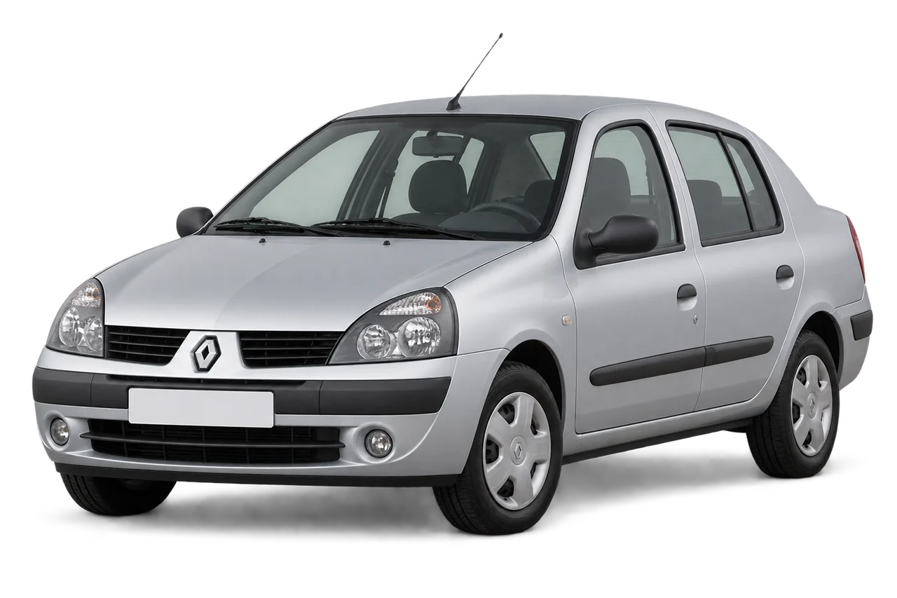renault Symbol · Mk1 (2000–2008) · Kartos iliustracija